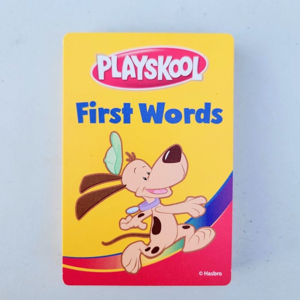 Playskool First Words Flash Card Educational Learning Cards Game Toddler Prescho